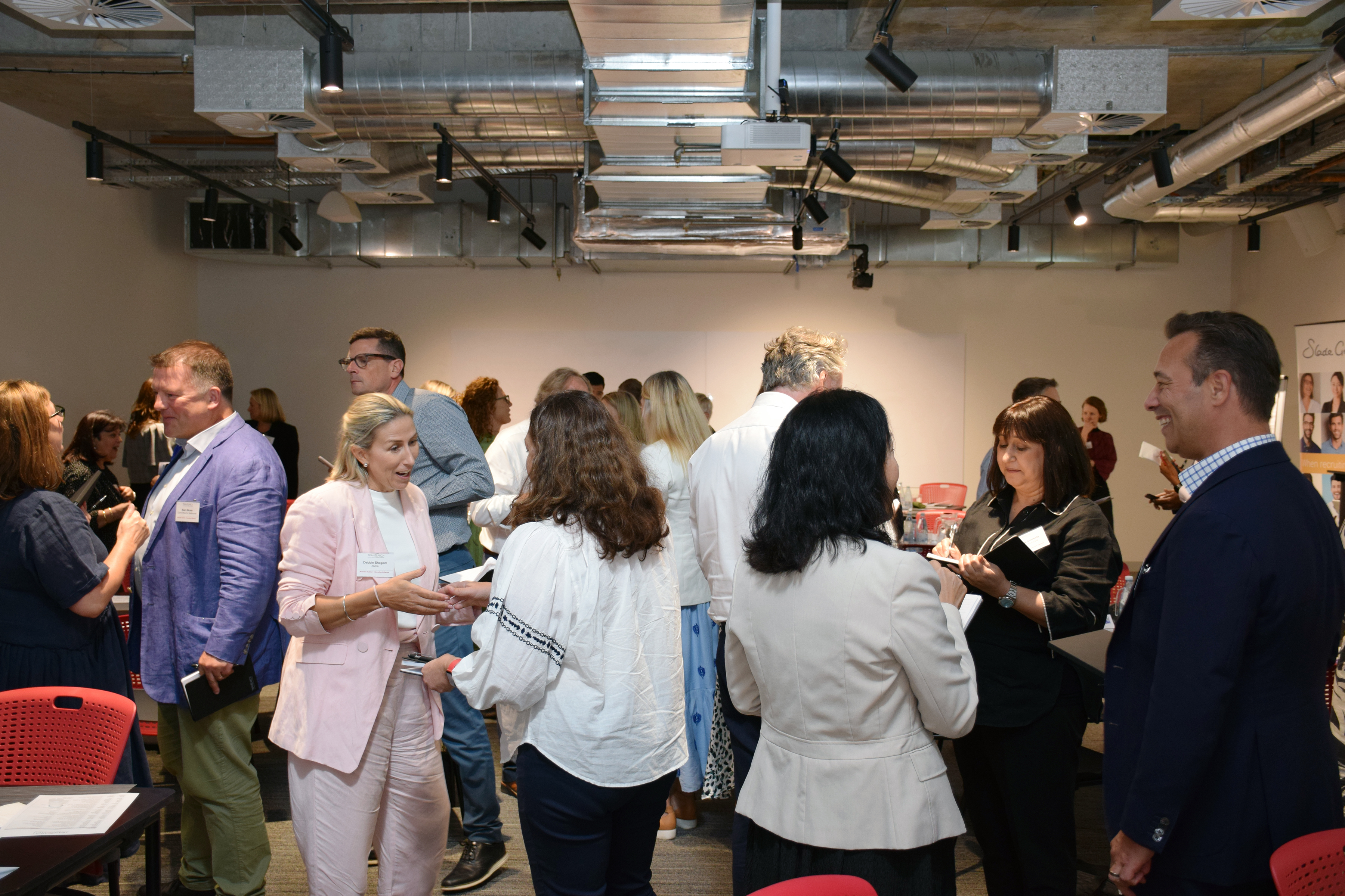 Networking at a People of Influence event